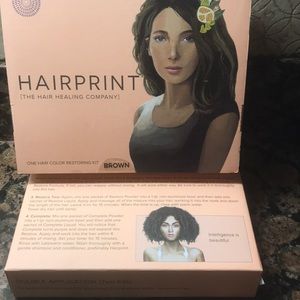 Hair print hair color